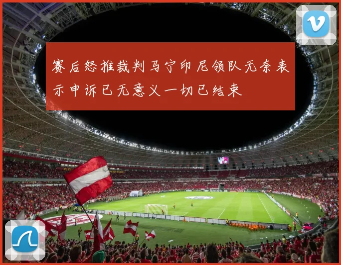 赛后怒推裁判马宁印尼领队无奈表示申诉已无意义一切已结束